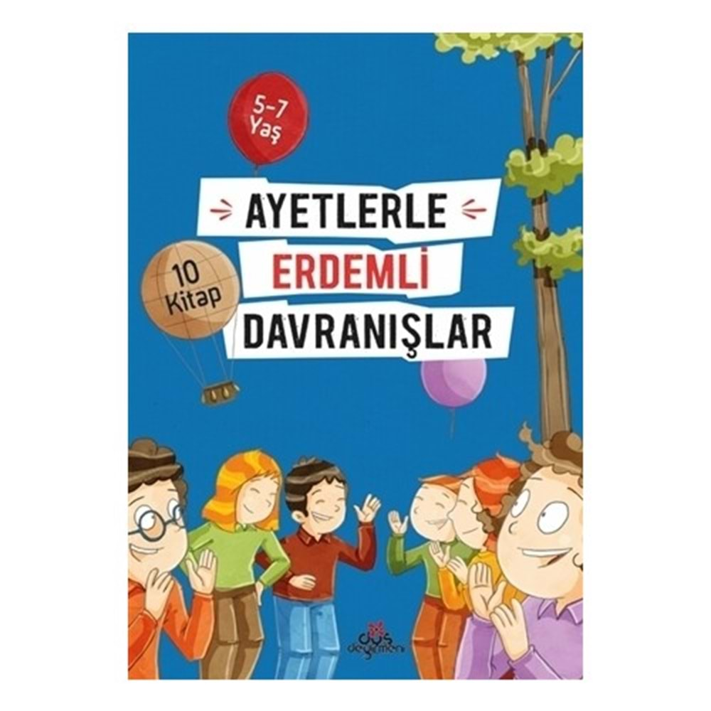 AYETLERLE ERDEMLİ DAVRANIŞLAR 10 KİTAP 5-7 YAŞ-DÜŞ DEĞİRMENİ