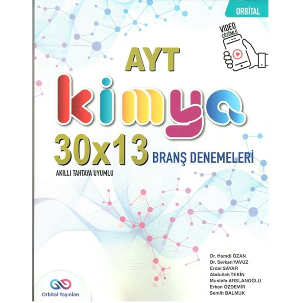 ORBİTAL AYT KİMYA BRANŞ DENEMELERİ 30X13-2025