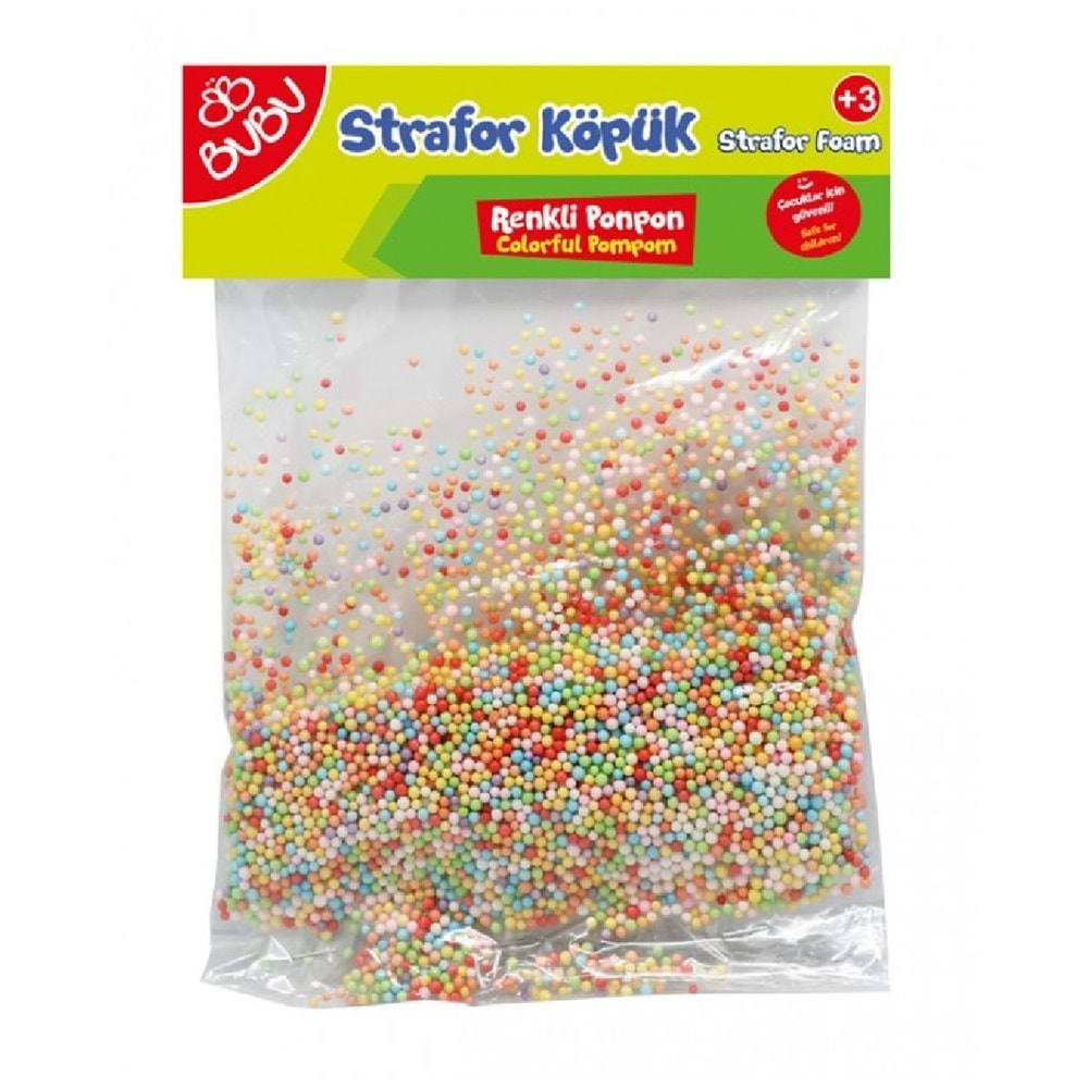 BUBU STRAFOR KÖPÜK RENKLİ PONPON-KP0036