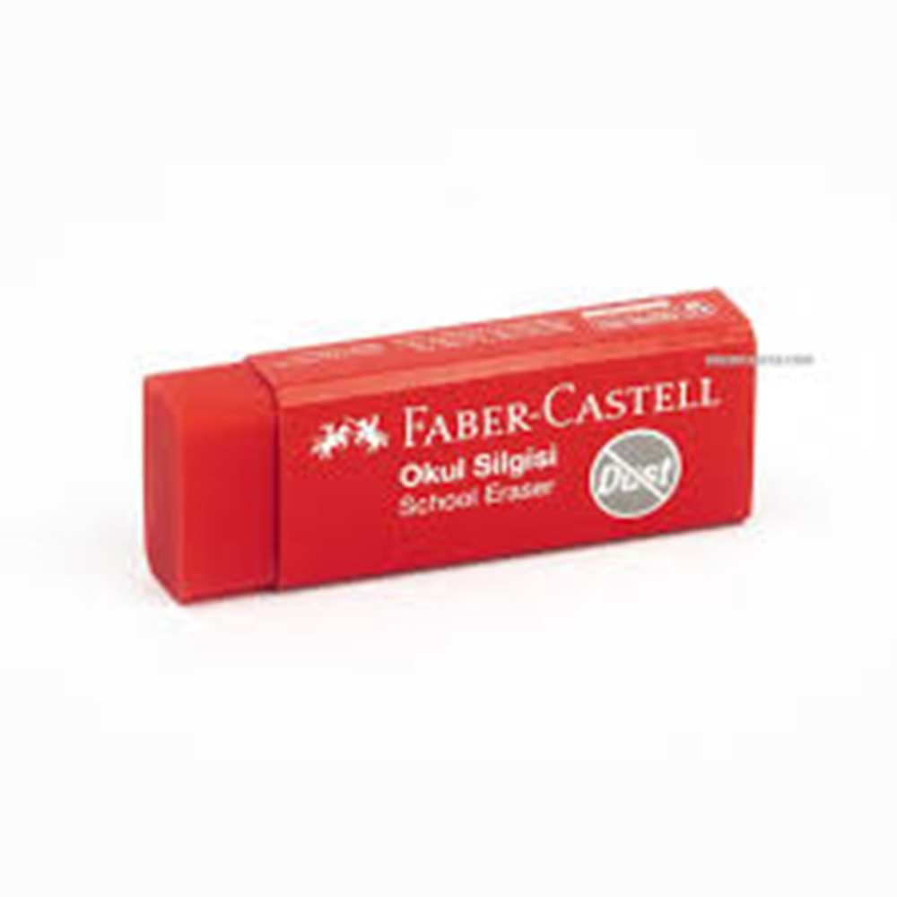 FABER CASTELL OKUL SİLGİSİ KÜÇÜK KIRMIZI - 187223