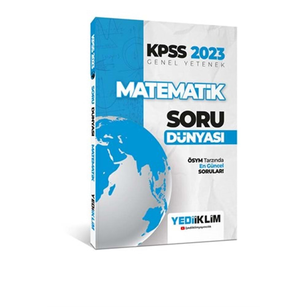 YEDİİKLİM KPSS 2023 GENEL YETENEK MATEMATİK SORU DÜNYASI