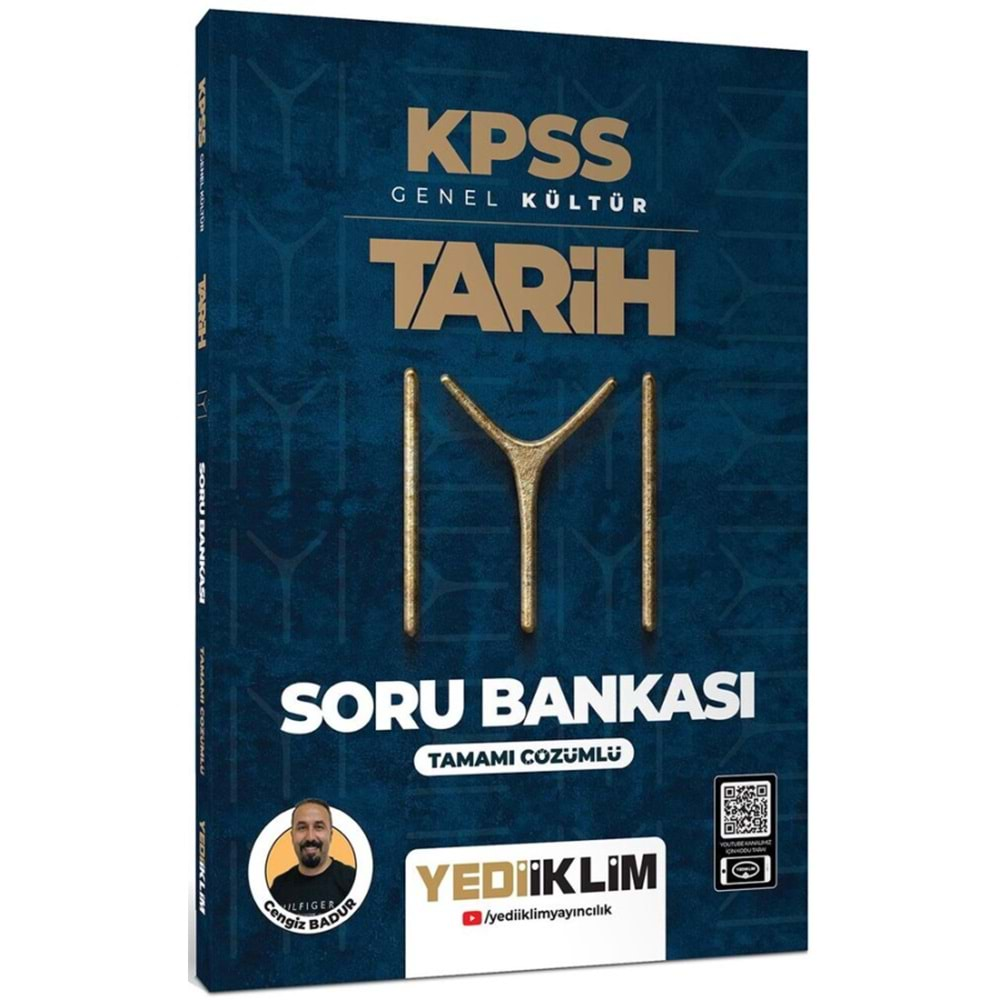 YEDİİKLİM KPSS 2025 GENEL KÜLTÜR TARİH TAMAMI ÇÖZÜMLÜ SORU BANKASI