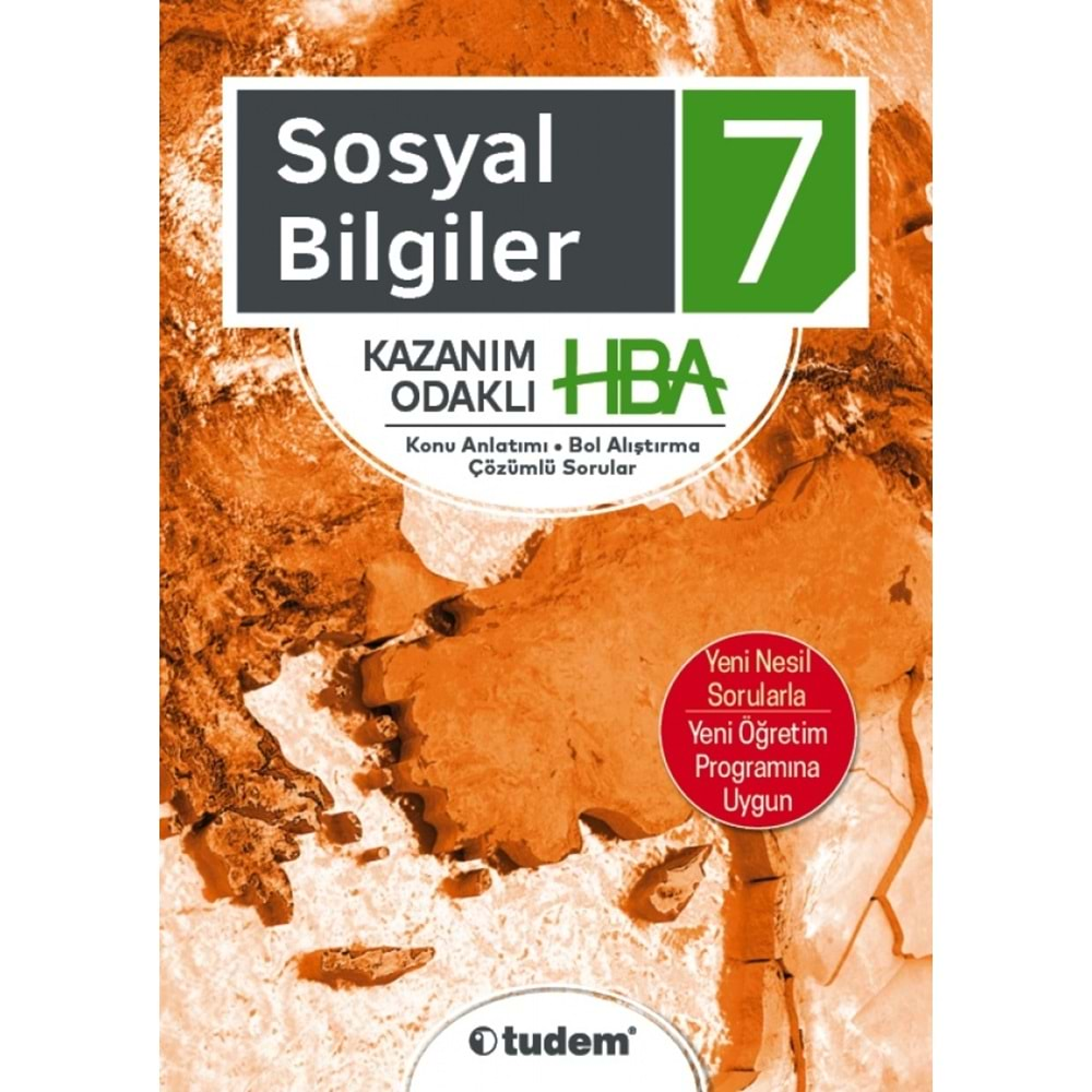 TUDEM 7.SINIF SOSYAL BİLGİLER KAZANIM ODAKLI HBA 2020