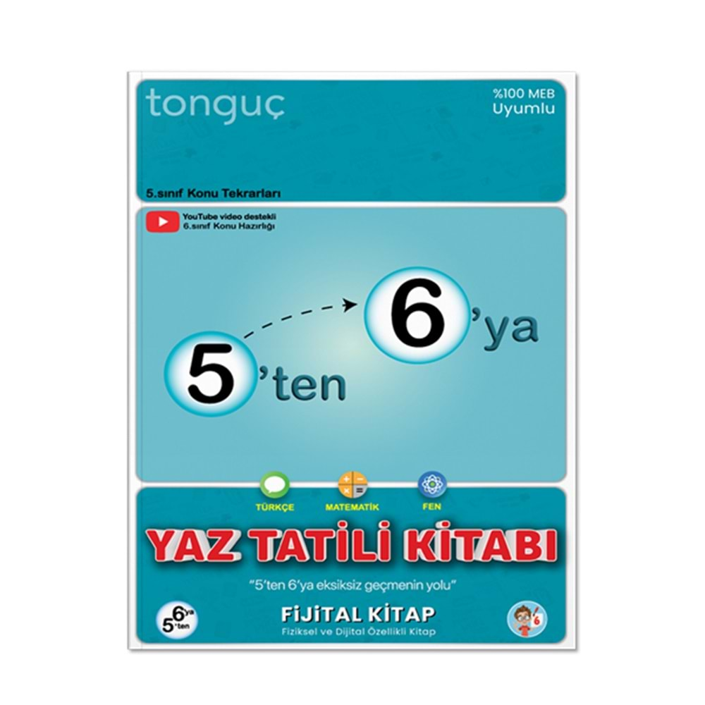 TONGUÇ 5 TEN 6 YA YAZ TATİLİ KİTABI