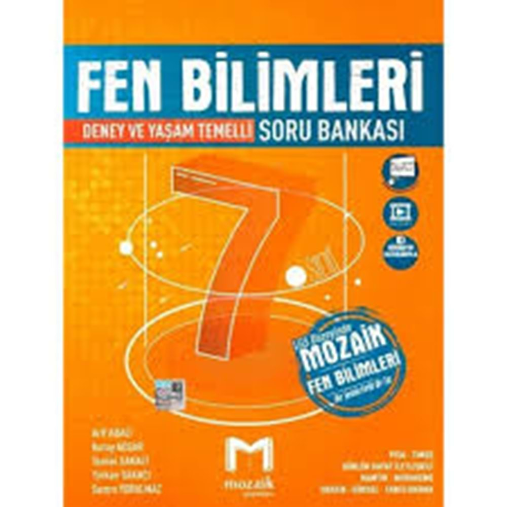 MOZAİK 7.SINIF FEN BİLİMLERİ SORU BANKASI -2024