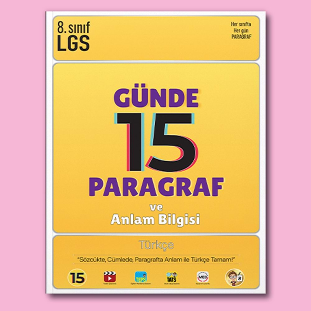 TONGUÇ 8.SINIF LGS GÜNDE 15 PARAGRAF VE ANLAM BİLGİSİ