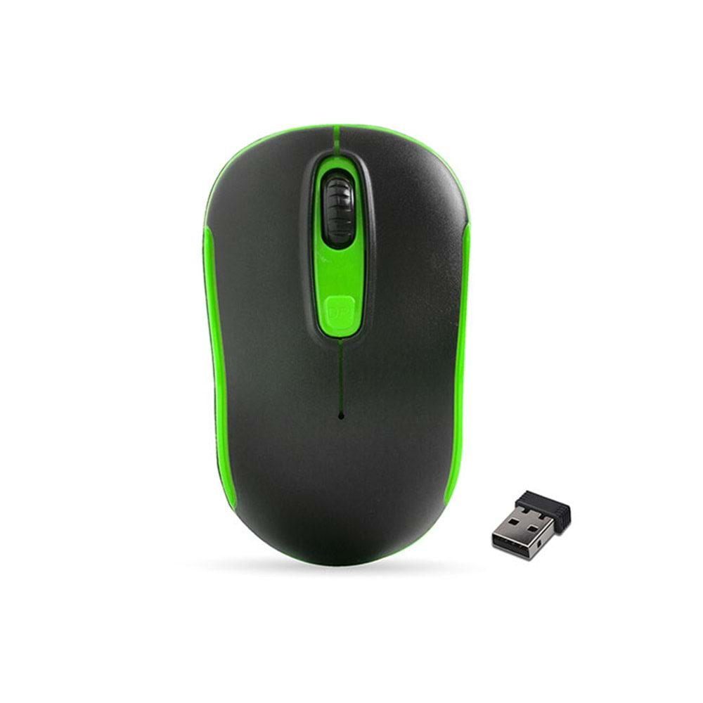 EVEREST SM-804 USB SİYAH YEŞİL MOUSE