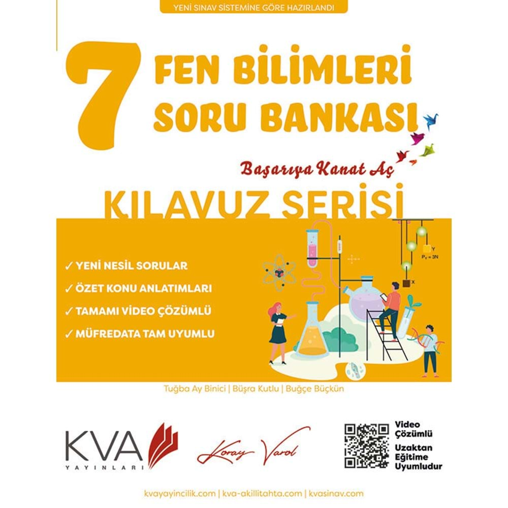 KORAY VAROL-7.SINIF KILAVUZ SERİSİ FEN BİLİMLERİ SORU BANKASI