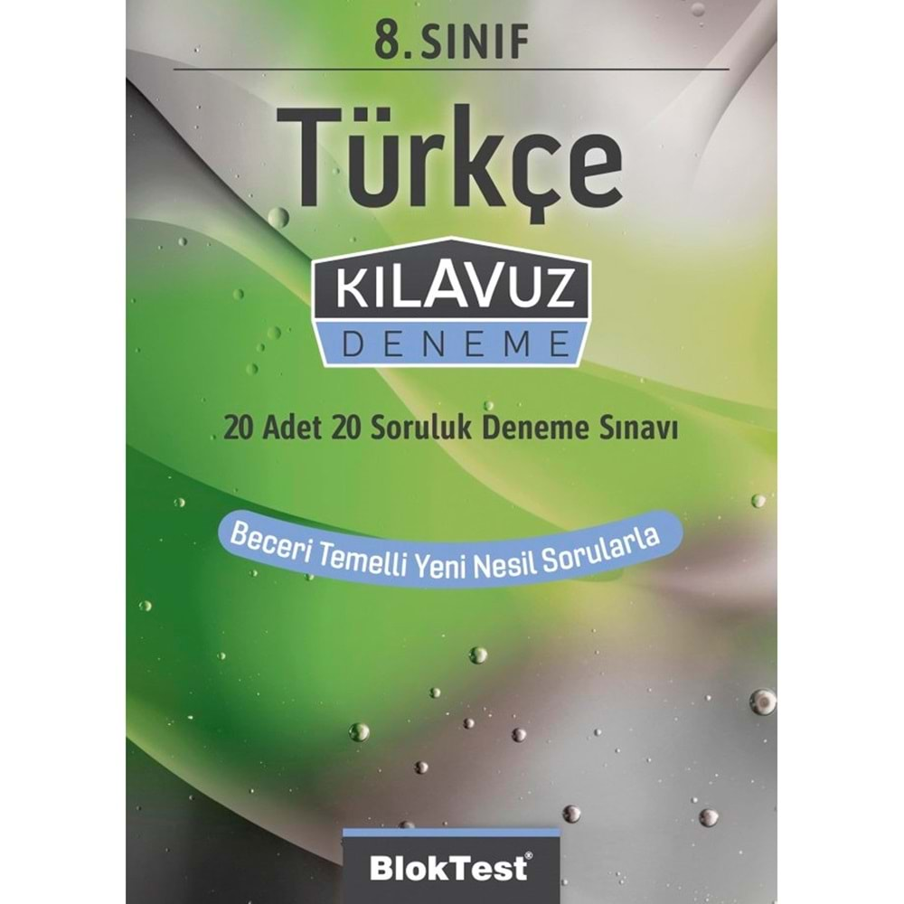 BLOK TEST-8.SINIF TÜRKÇE KILAVUZ DENEME