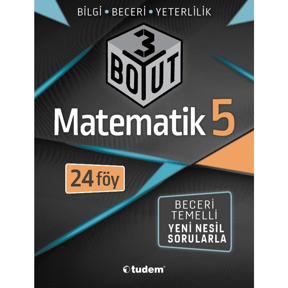 TUDEM 5.SINIF MATEMATİK 3 BOYUT 24 FÖY