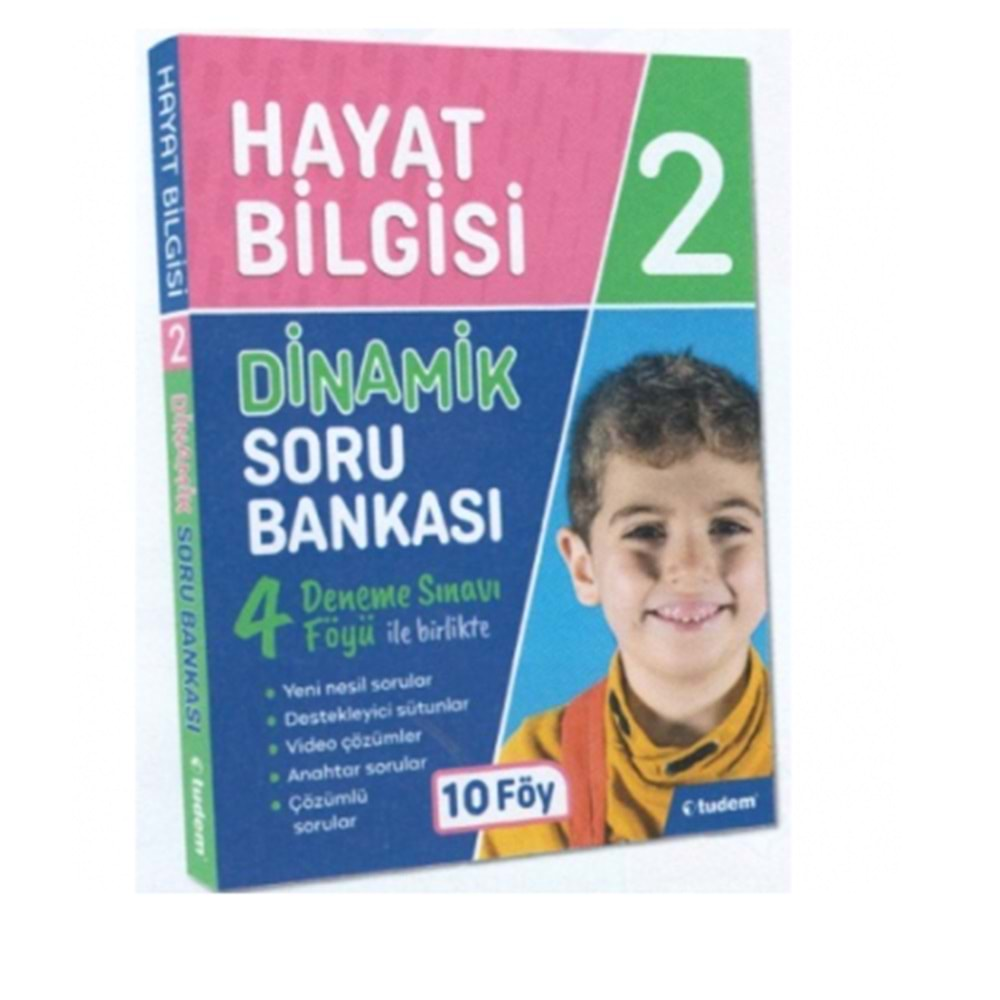 TUDEM 2.SINIF HAYAT BİLGİSİ DİNAMİK SORU BANKASI 10 FÖY