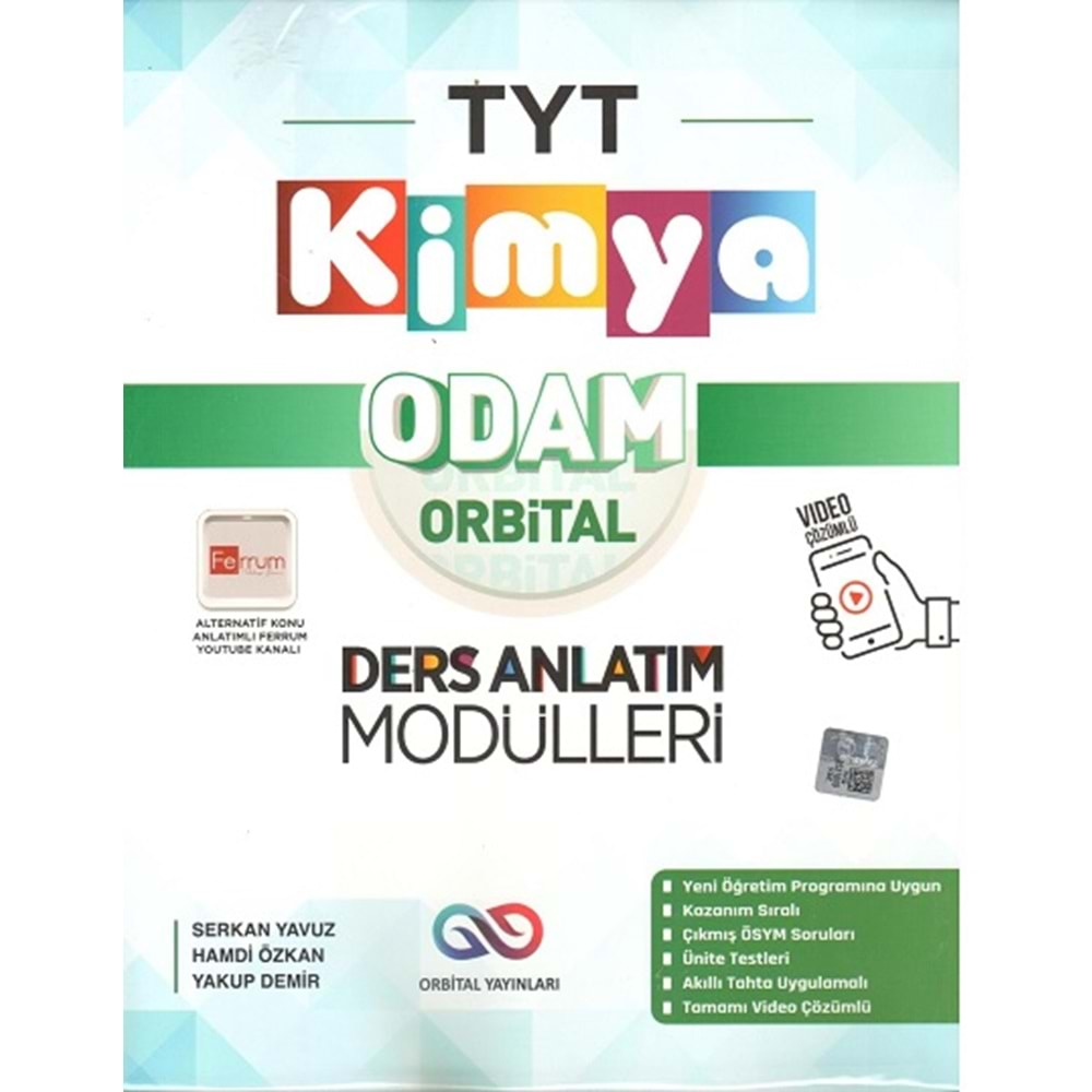 ORBİTAL TYT KİMYA DERS ANLATIM FASİKÜLLERİ-2025