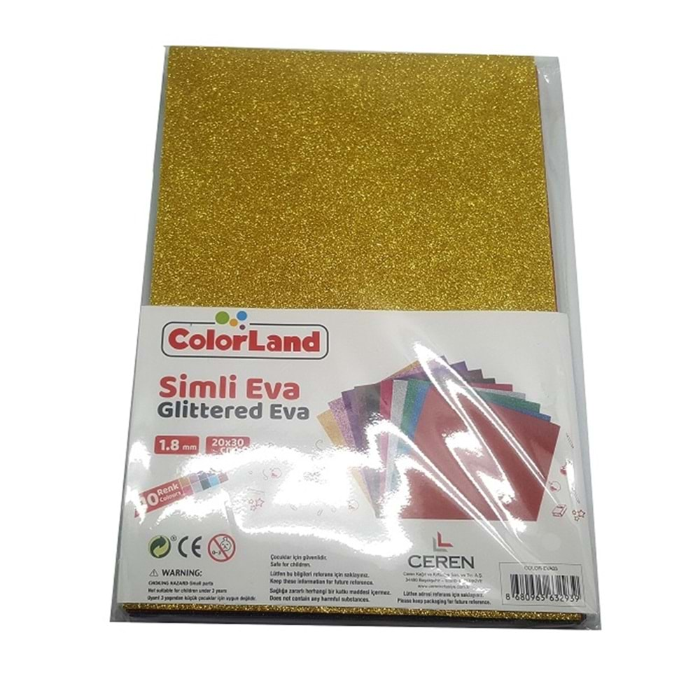 COLORLAND SİMLİ EVA 1.8 MM 20*30 CM-COLOR-EVA03