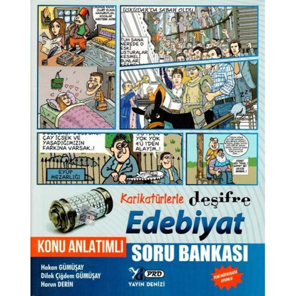 YAYIN DENİZİ AYT PRO EDEBİYAT KARİKATÜRLERLE DEŞİFRE KONU ANLATIMLI SORU BANKASI-2022