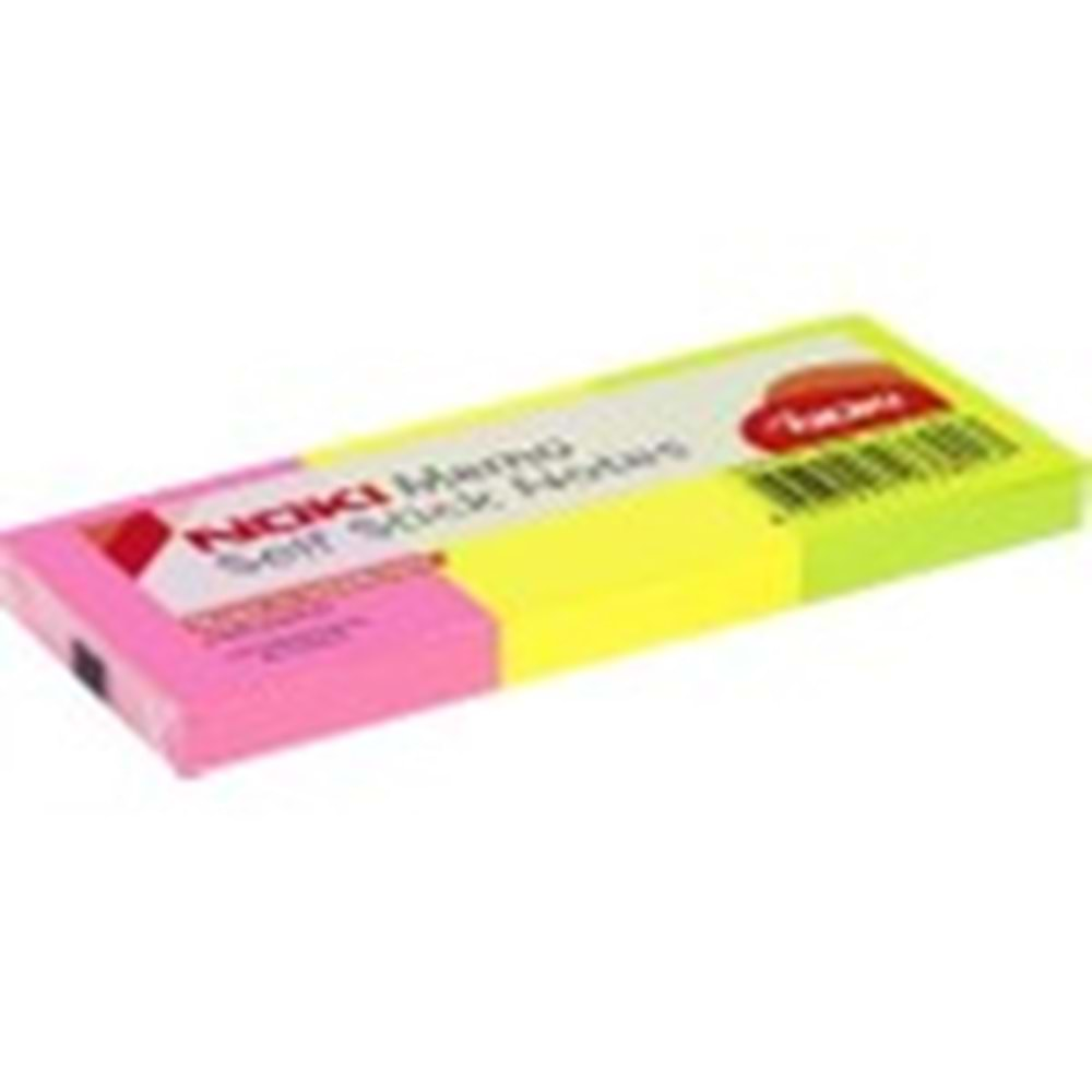 NOKİ MEMO 40*50 KARIŞIK NEON RENK-NO:12005N