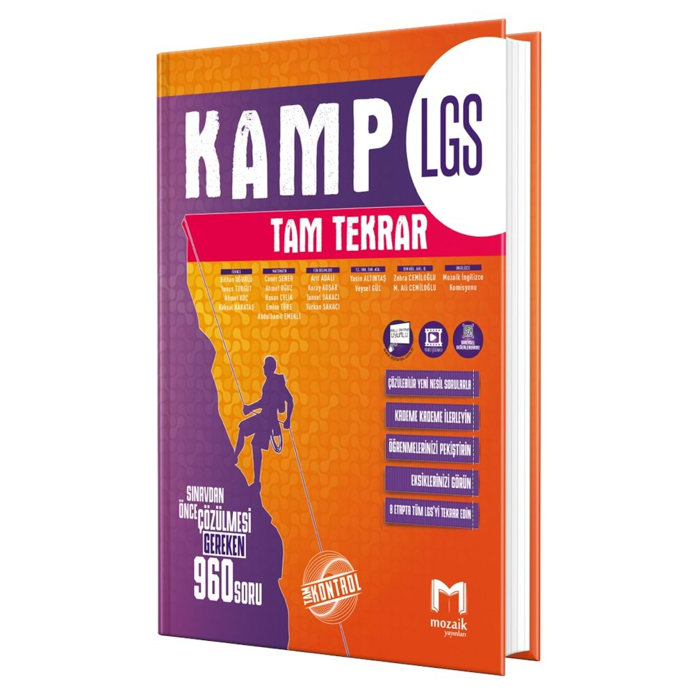 MOZAİK 8.SINIF KAMP LGS TAM TEKRAR-2024