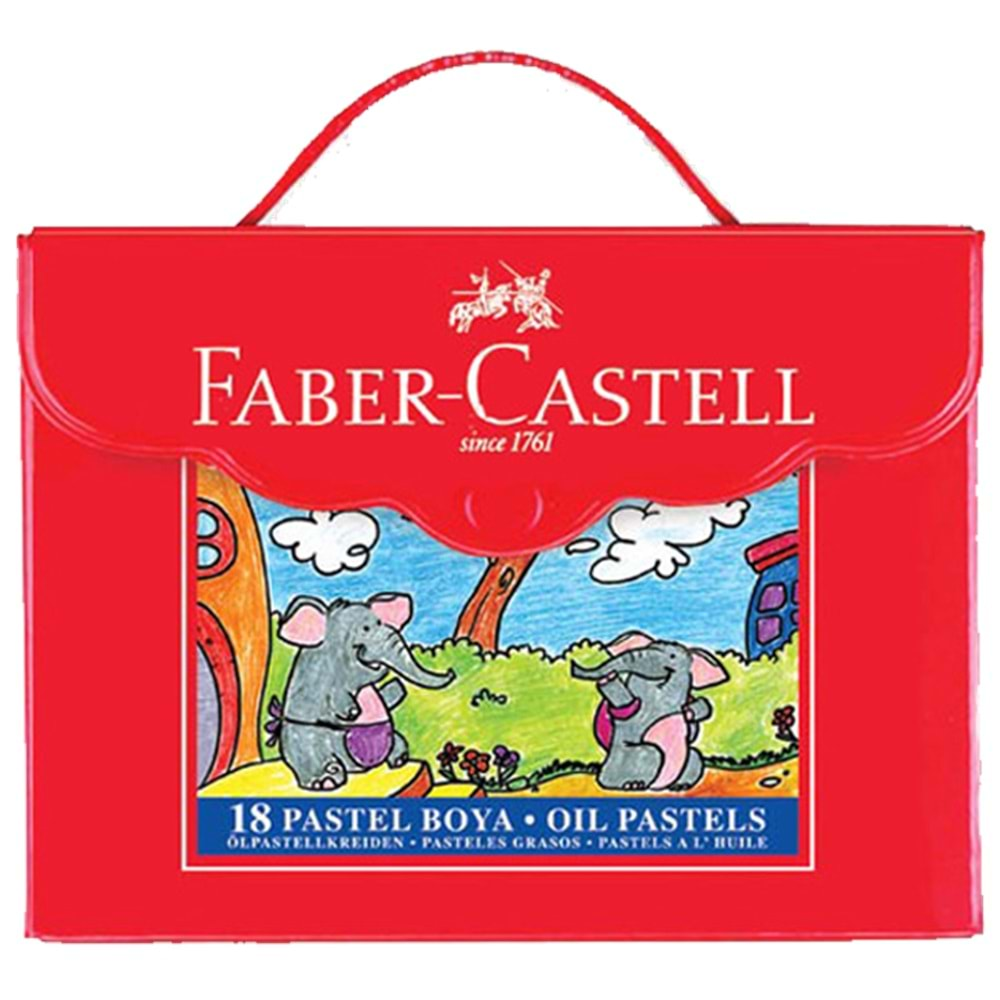 FABER ÇANTALI PASTEL BOYA 18 RENK-5281125119