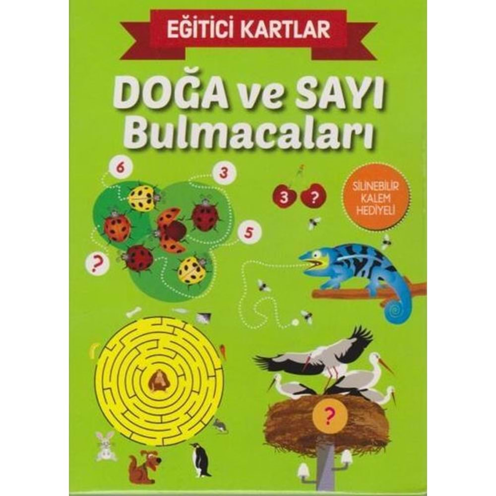 EĞİTİCİ KARTLAR-DOĞA VE SAYI BULMACALARI-TELESKOP POPÜLER BİLİM