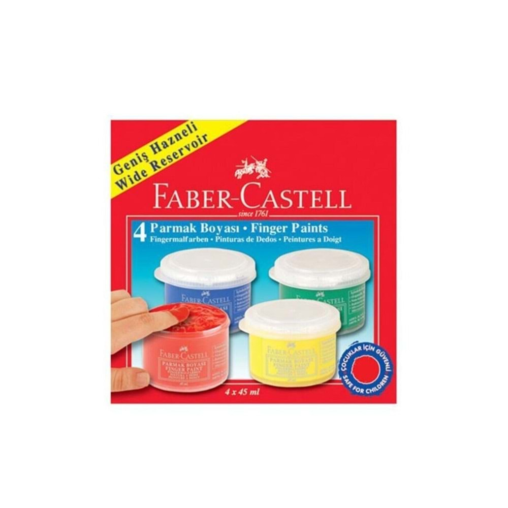 FABER CASTELL PARMAK BOYASI 4 RENK 45 ML