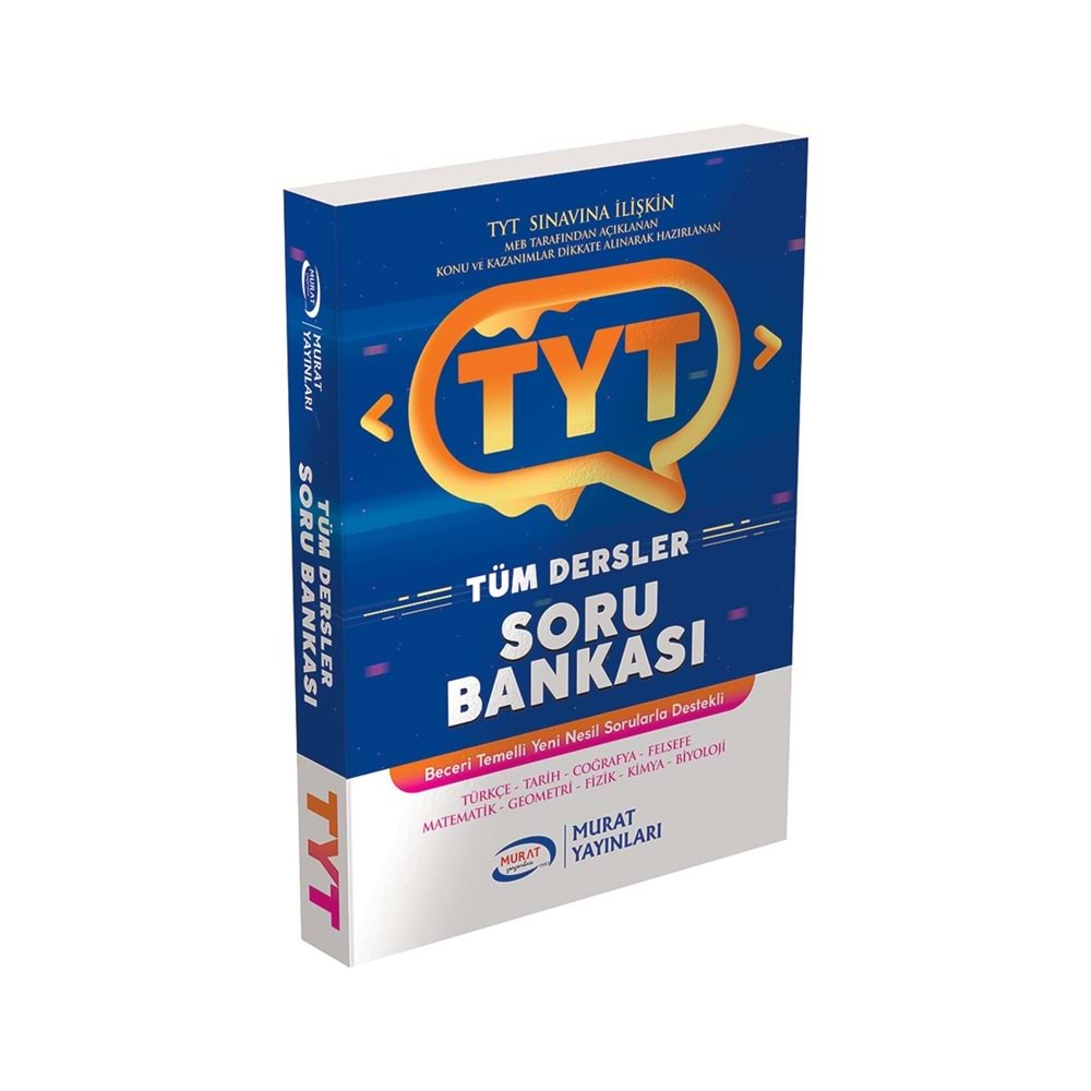 MURAT TYT TÜM DERSLER SORU BANKASI