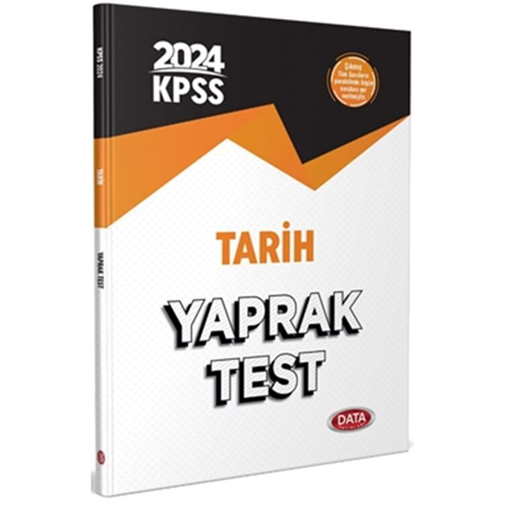 DATA KPSS 2024 TARİH YAPRAK TEST