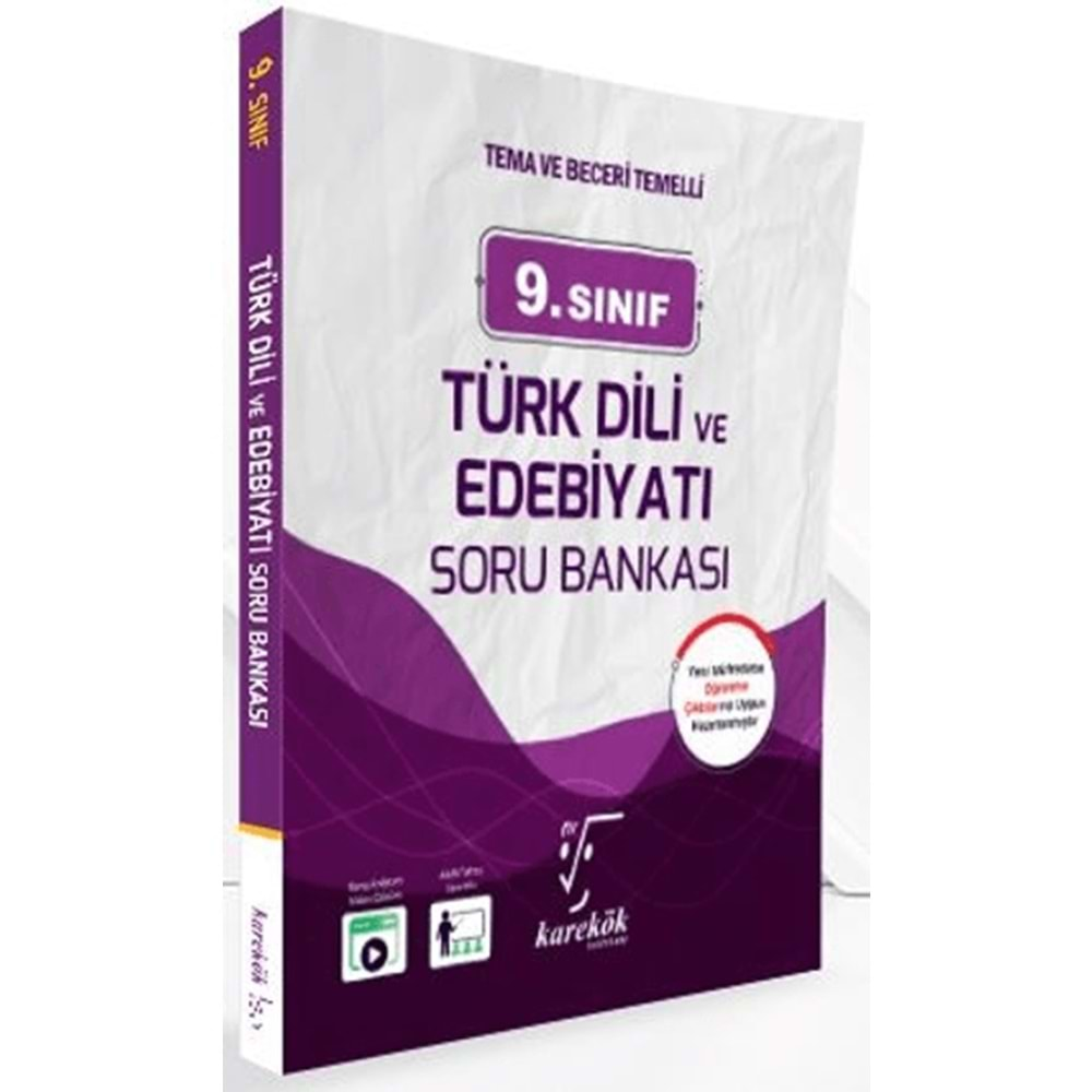 KAREKÖK 9.SINIF TÜRK DİLİ VE EDEBİYATI SORU BANKASI