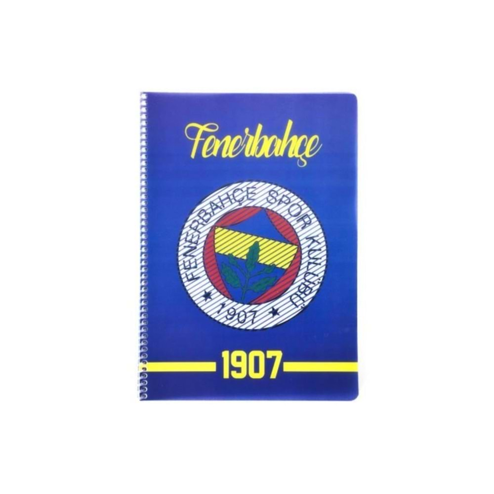 TİMON FENERBAHÇE SPİRALLİ PP KAPAK A4 80 YAPRAK ÇİZGİLİ DEFTER-463623