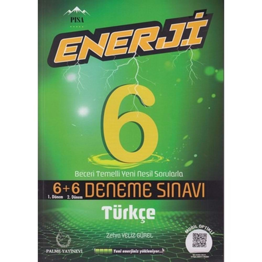 PALME 6.SINIF ENERJİ 6+6 TÜRKÇE DENEME SINAVI