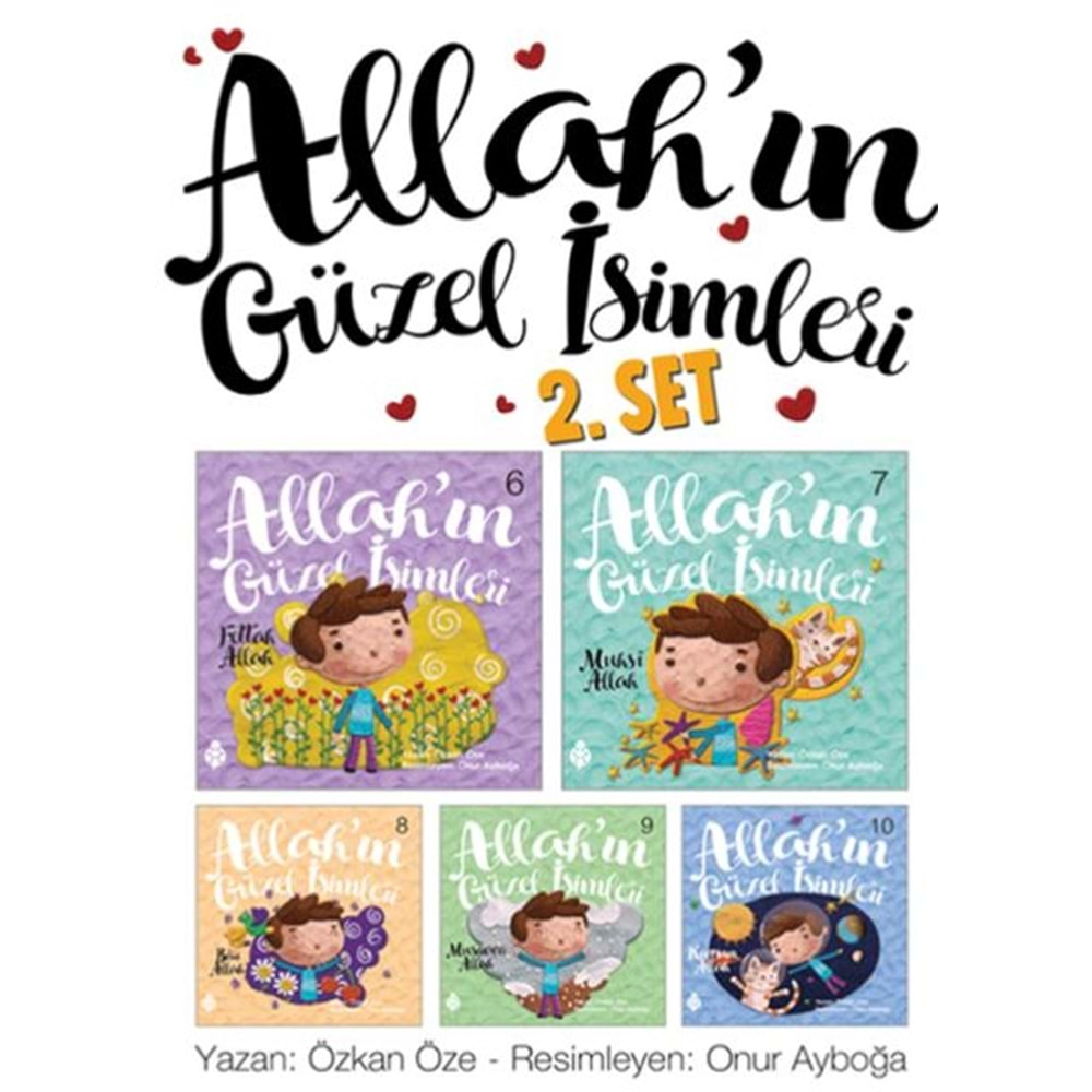 ALLAHIN GÜZEL İSİMLERİ 2 (5 KİTAP)-ÖZKAN ÖZE-UĞURBÖCEĞİ