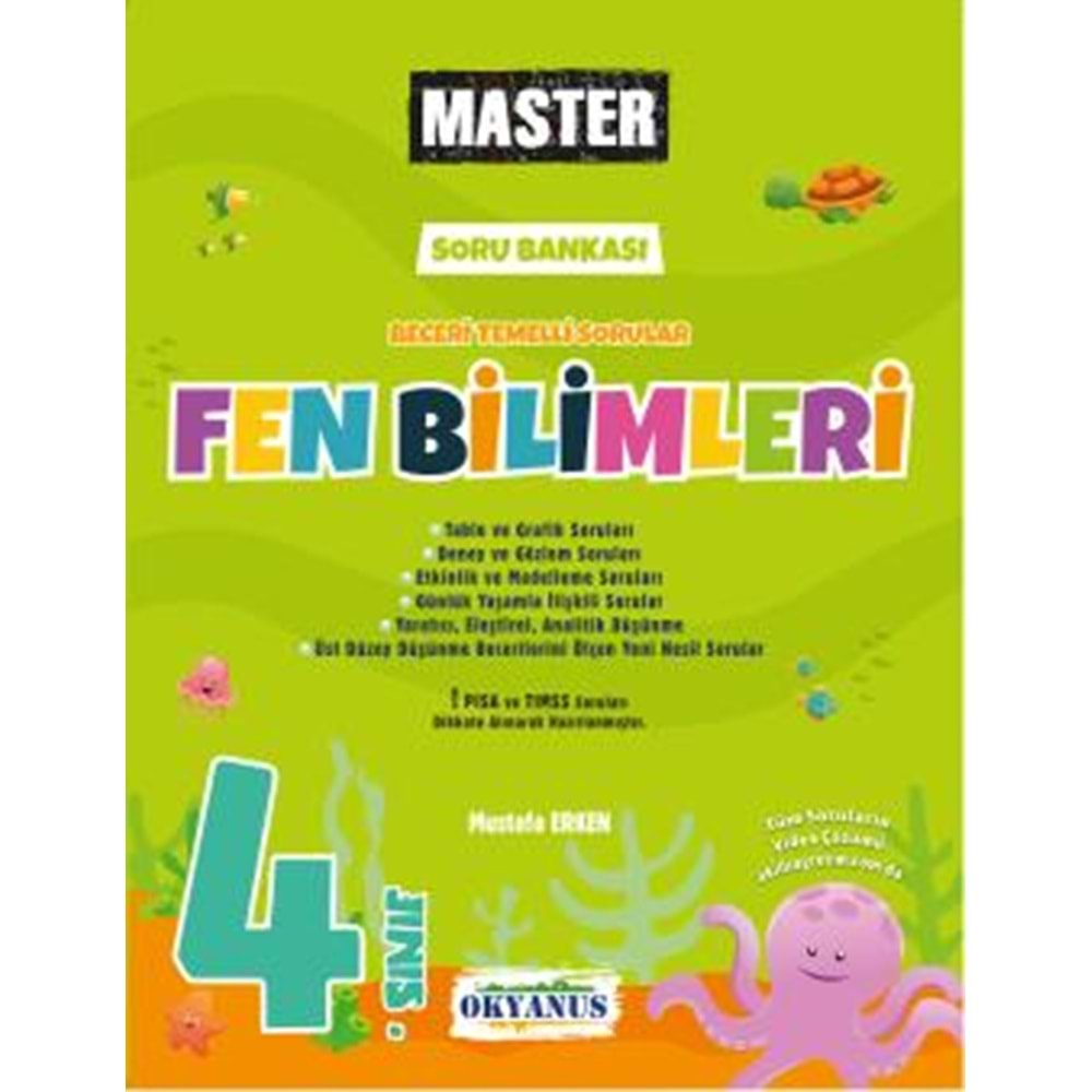 OKYANUS 4.SINIF MASTER FEN BİLİMLERİ SORU BANKASI