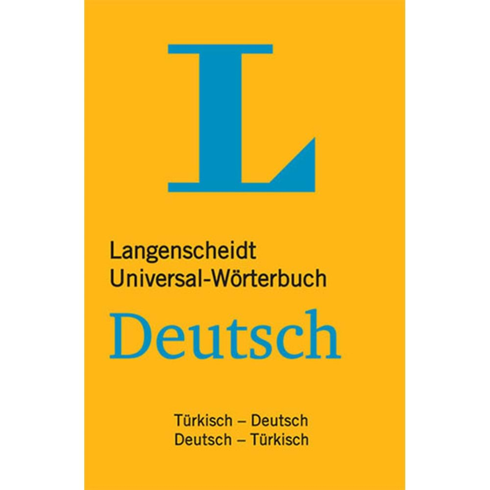 LANGENSCHEIDT TÜRKÇE - ALMANCA / ALMANCA - TÜRKÇE -L-SÖZLÜK