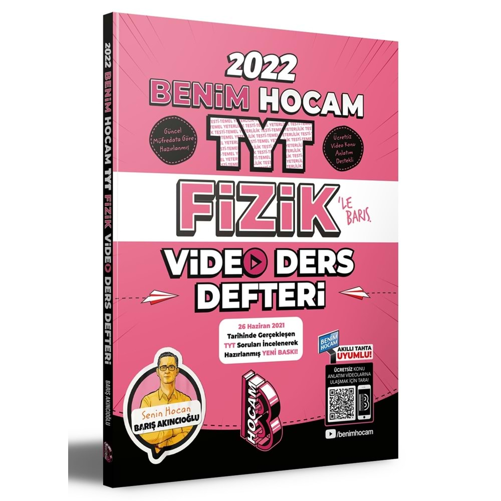 BENİM HOCAM TYT FİZİK VİDEO DERS DEFTERİ-2022