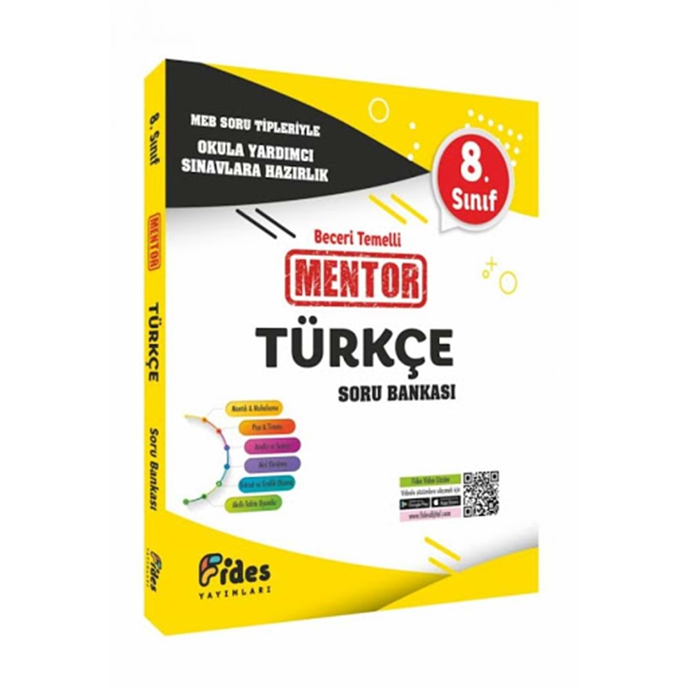 FİDES 8.SINIF MENTOR TÜRKÇE KİTABI