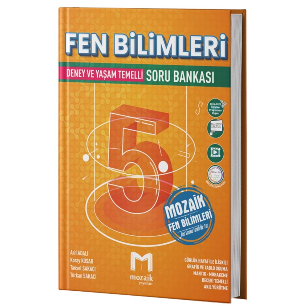 MOZAİK 5.SINIF FEN BİLİMLERİ SORU BANKASI-2025