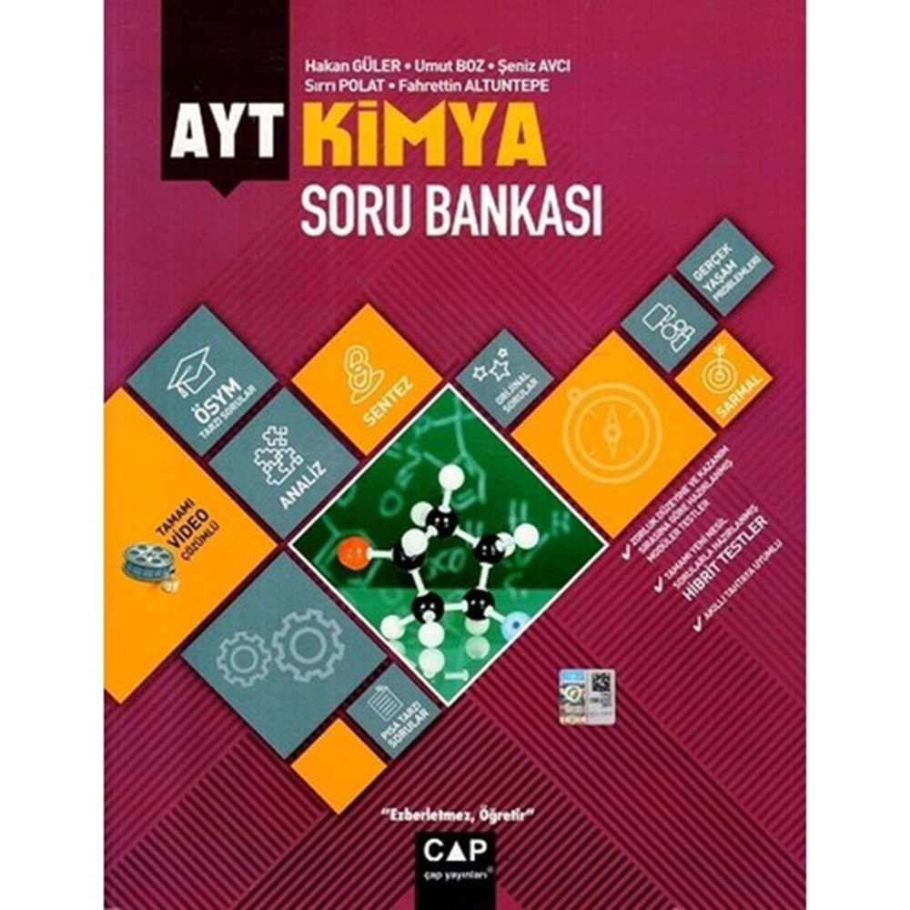 ÇAP AYT KİMYA SORU BANKASI-2022