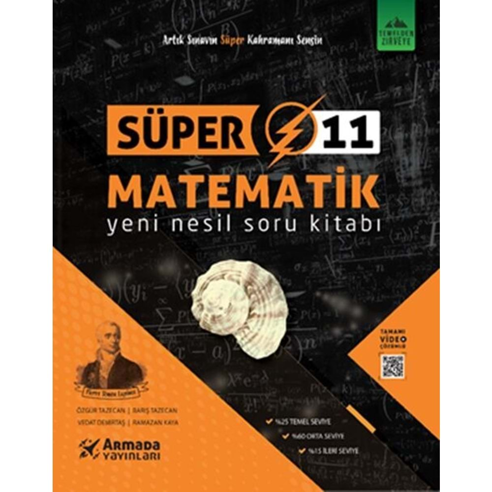 ARMADA 11.SINIF SÜPER MATEMATİK YENİ NESİL SORU KİTABI