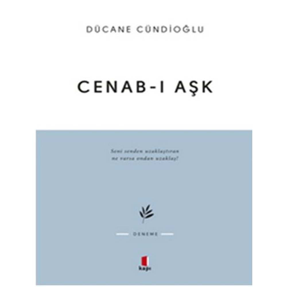 CENAB-I AŞK DÜCANE CÜNDİOĞLU KAPI YAYINLARI