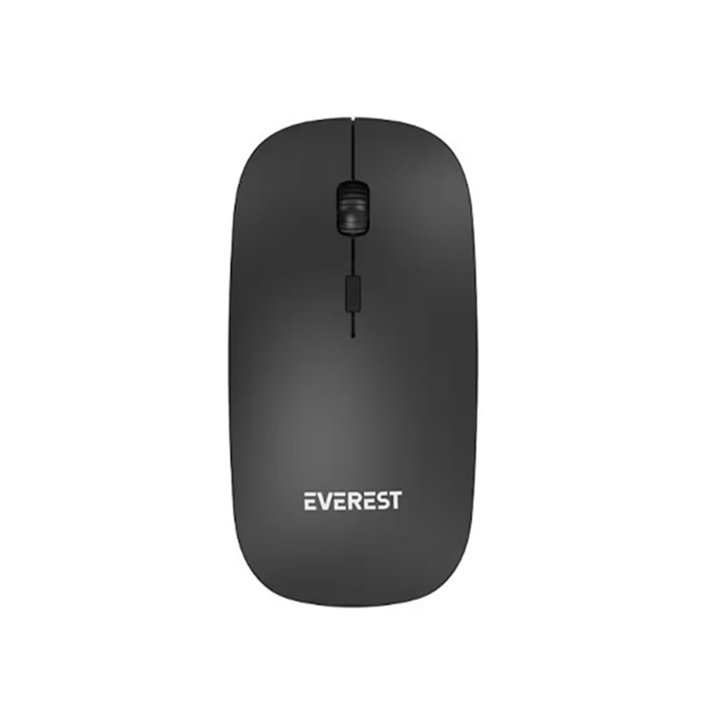 EVEREST SM-12 KABLOSUZ MOUSE SLİM SİYAH