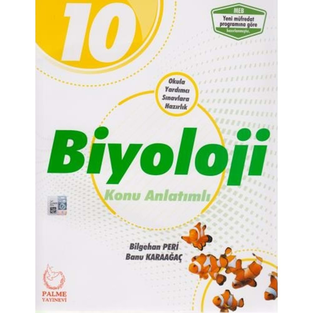 PALME 10.SINIF BİYOLOJİ KONU ANLATIMLI