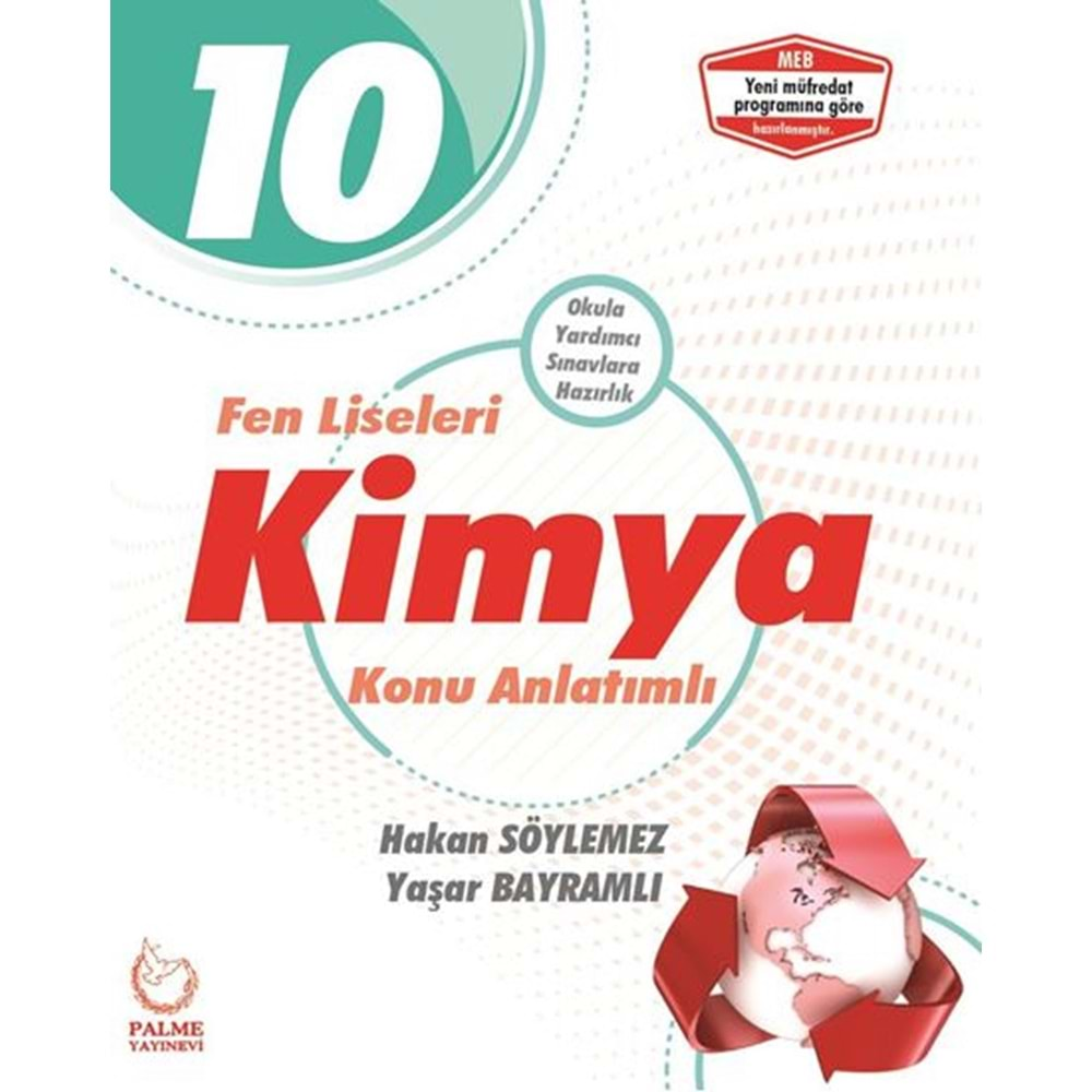 PALME 10.SINIF FEN LİSELERİ İÇİN KİMYA KONU ANLATIMLI