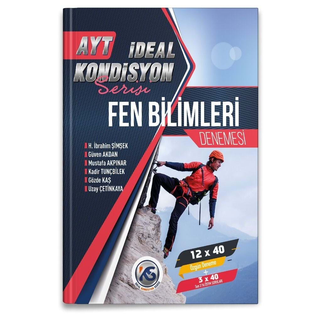 İDEAL AYT FEN BİLİMLERİ KONDİSYON SERİSİ 12*40 DENEMESİ-2023