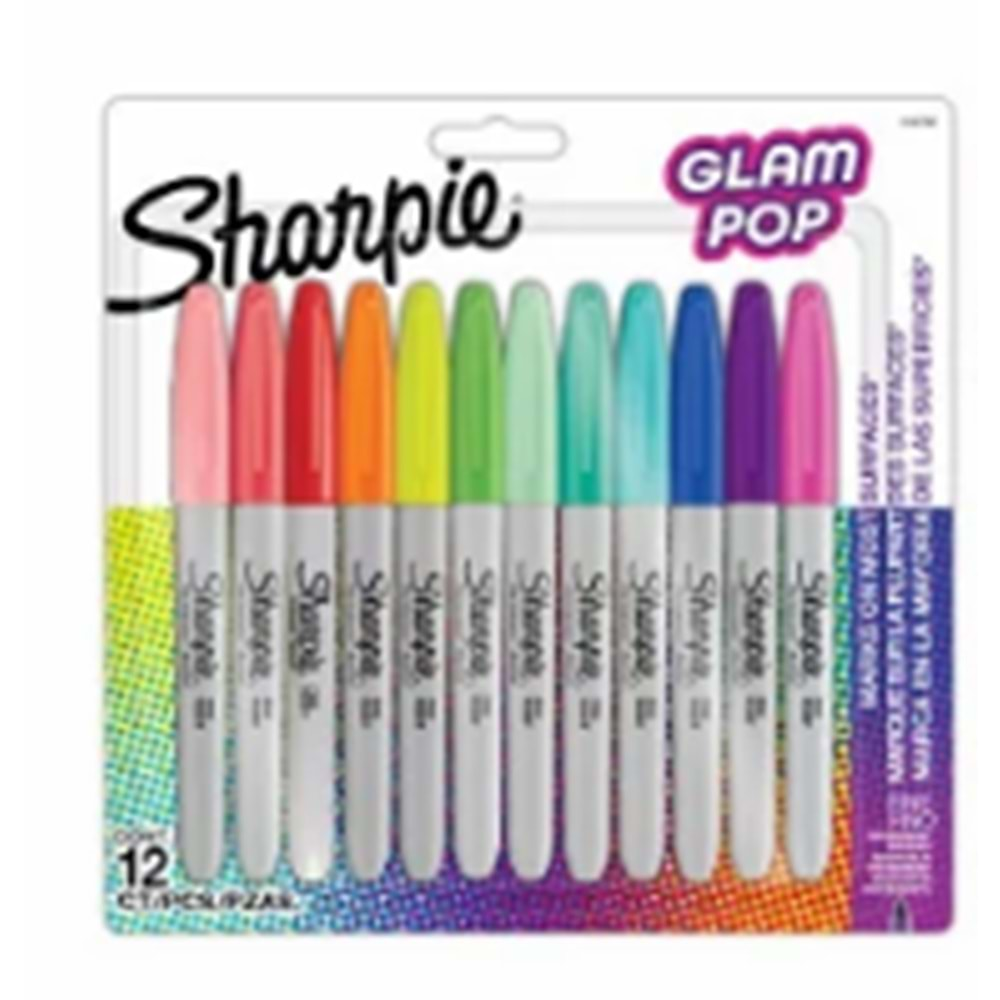 SHARPİE FİNE GLAM POP PERMANENT MARKÖR 12 Lİ BLS-2198780