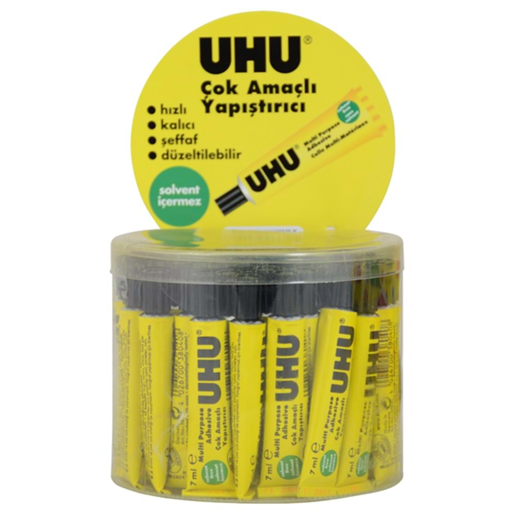 UHU SIVI YAPIŞTIRICI SOLVENTSİZ NO:3 7 ML-UHU38040-K