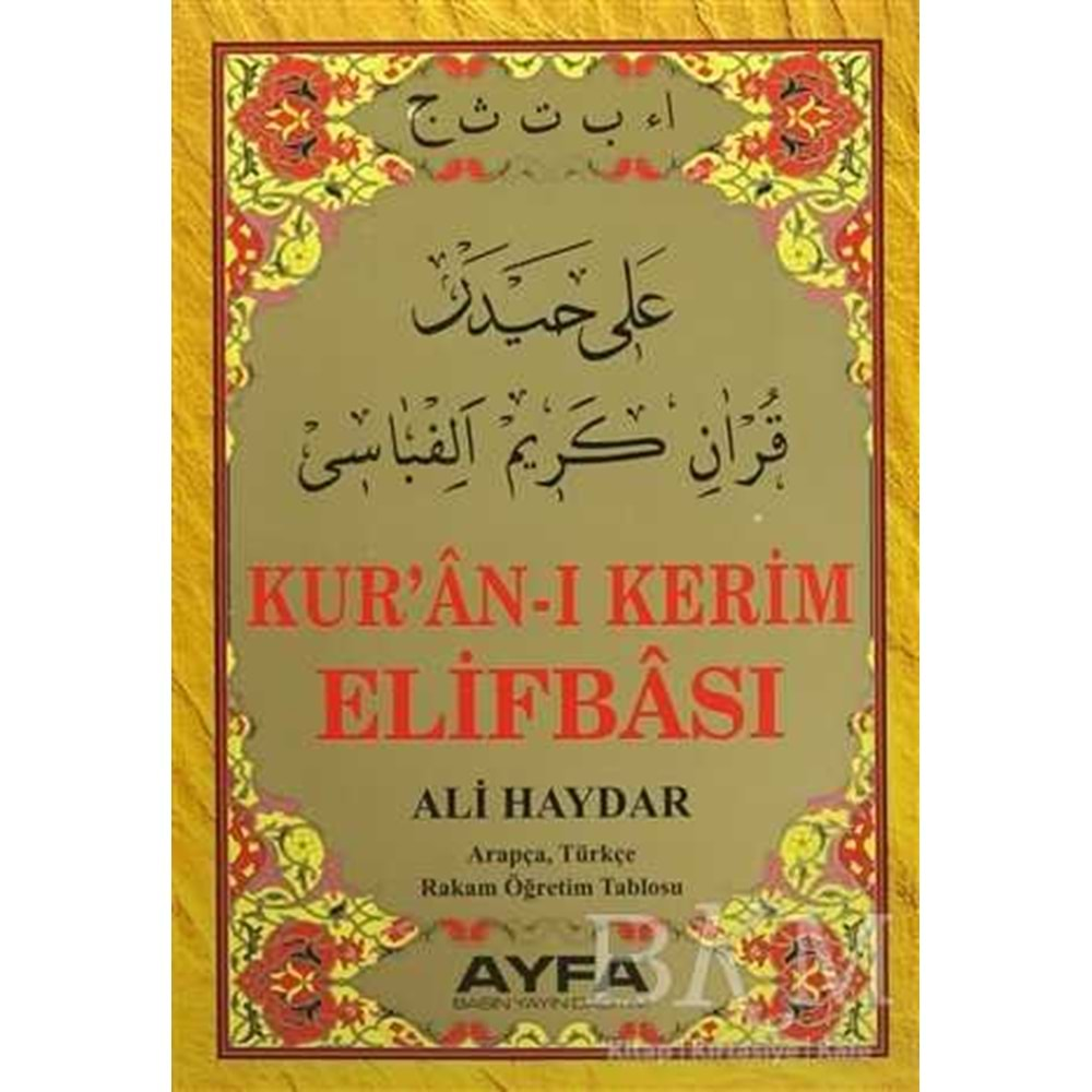 AYFA 015-ALİ HAYDAR ELİFBASI