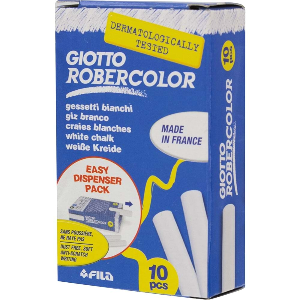 ROBERCOLOR TEBEŞİR BEYAZ 10 LU KUTU