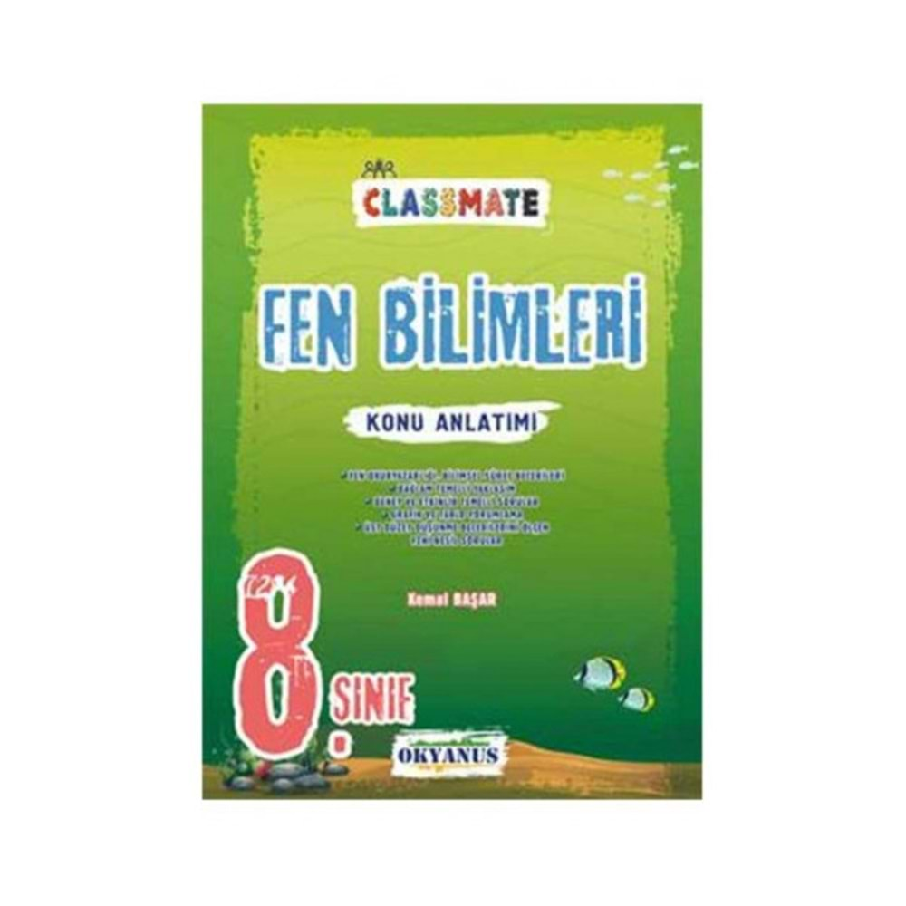 OKYANUS 8.SINIF CLASSMATE FEN BİLİMLERİ KONU ANLATIM