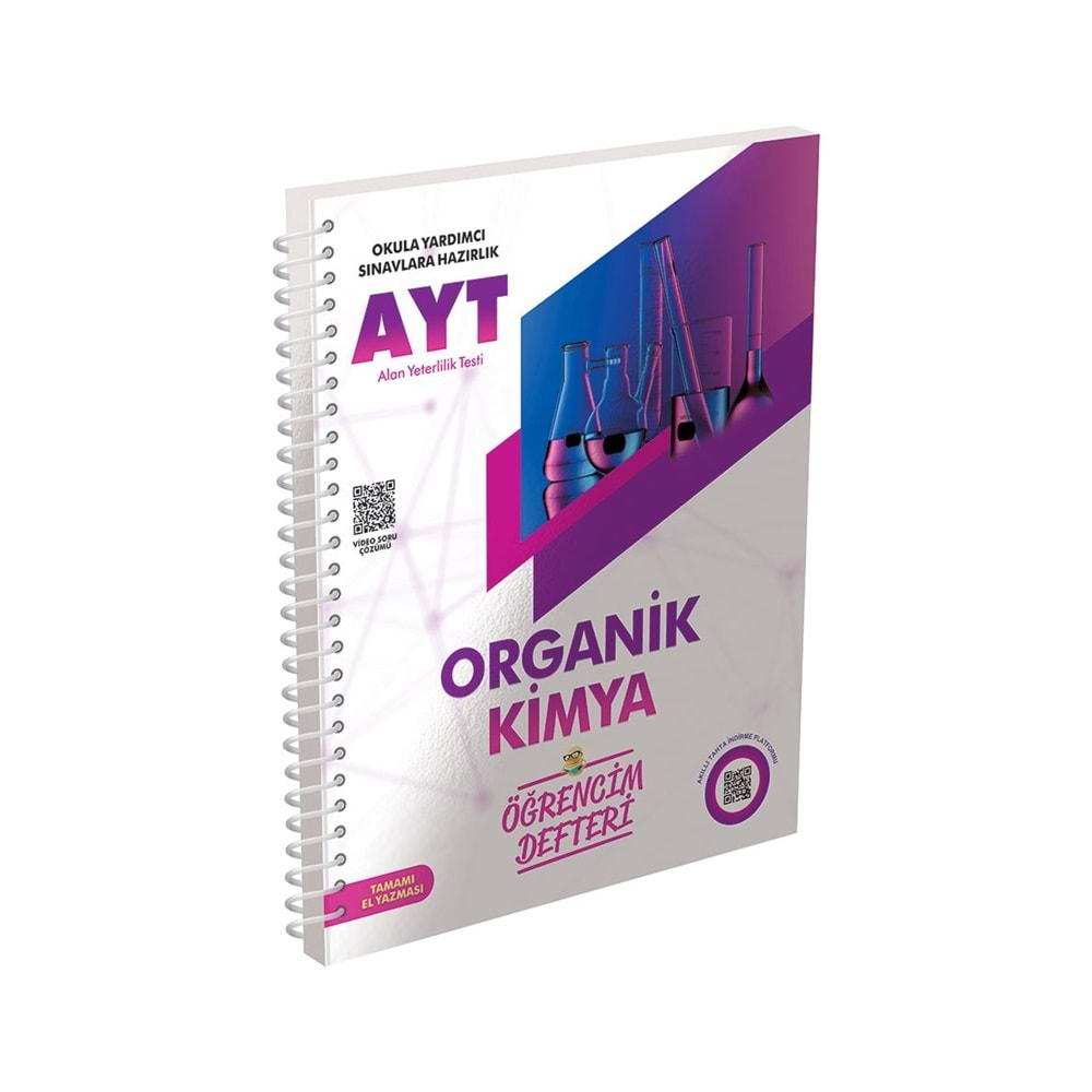 MURAT AYT ORGANİK KİMYA ÖĞRENCİM DEFTERİ 3017