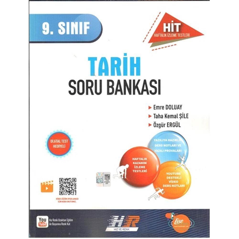 HIZ VE RENK 9.SINIF TARİH HİT SORU BANKASI-2024