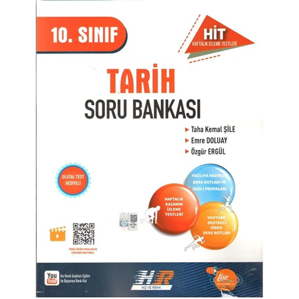 HIZ VE RENK 10.SINIF TARİH HİT SORU BANKASI-2025