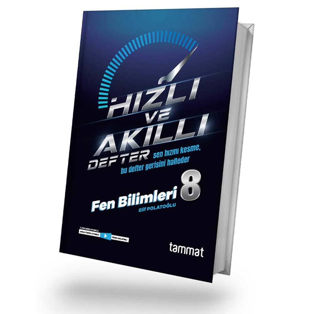 TAMMAT 8.SINIF FEN BİLİMLERİ HIZLI VE AKILLI DEFTER